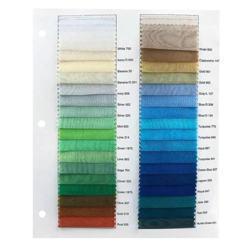 12pcs - Crystal Organza Table Linen 72"x72" Square - Green 1875