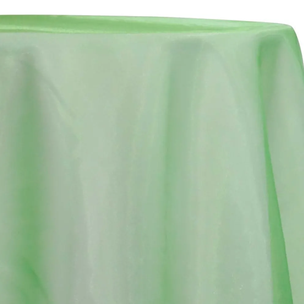8pcs - Crystal Organza Table Linen 85"x85" Square - Lime 993