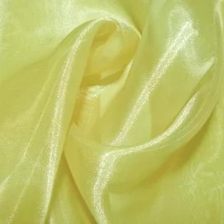 10pcs - Crystal Organza Table Linen 72"x72" Square - Yellow 688