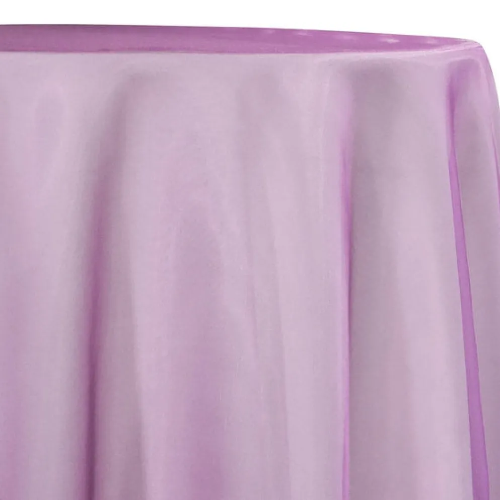 10pcs - Crystal Organza Table Linen 72"x72" Square - Orchid 628