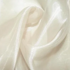 15pcs - Crystal Organza Table Linen 72"x72" Square - Ivory 605