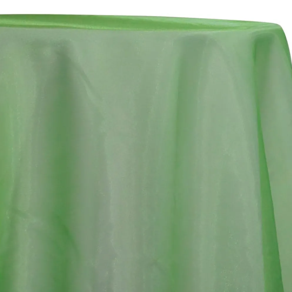 10pcs - Crystal Organza Table Linen 72"x72" Square - Clover 322