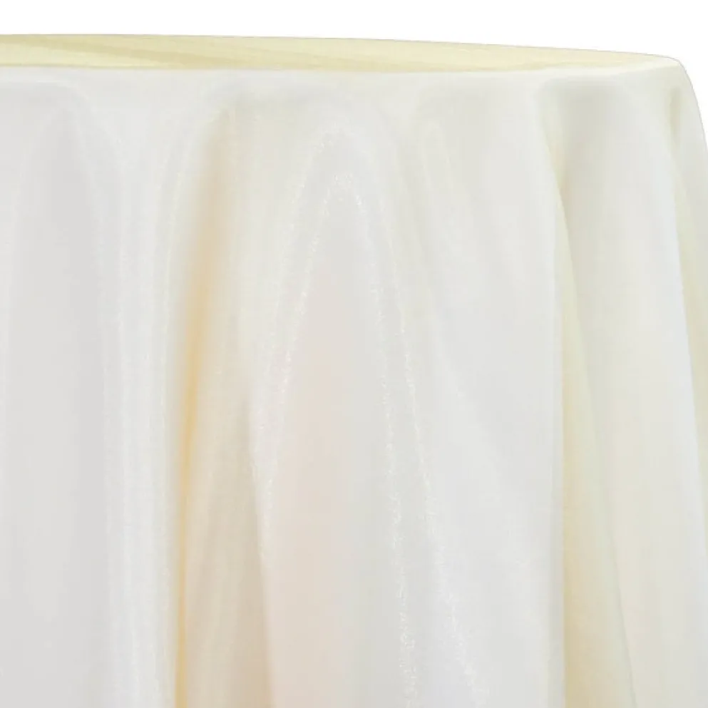 8pcs - Crystal Organza Table Linen 72"x72" Square - Banana 202