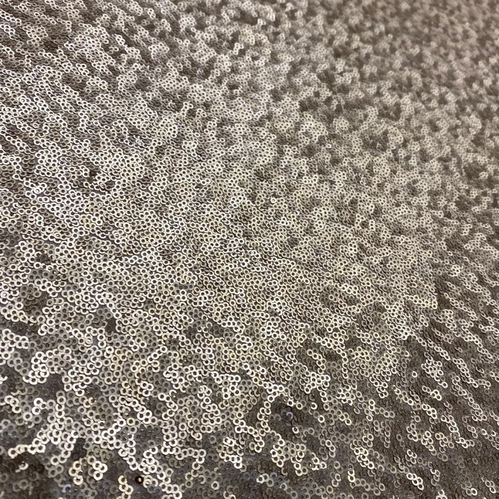 4pcs - Glitz Sequins Table Linen 90"x90" Square - Champagne