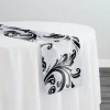 15pcs - Regal Jacquard (Reversible) Table Runner 14"x90" - Black