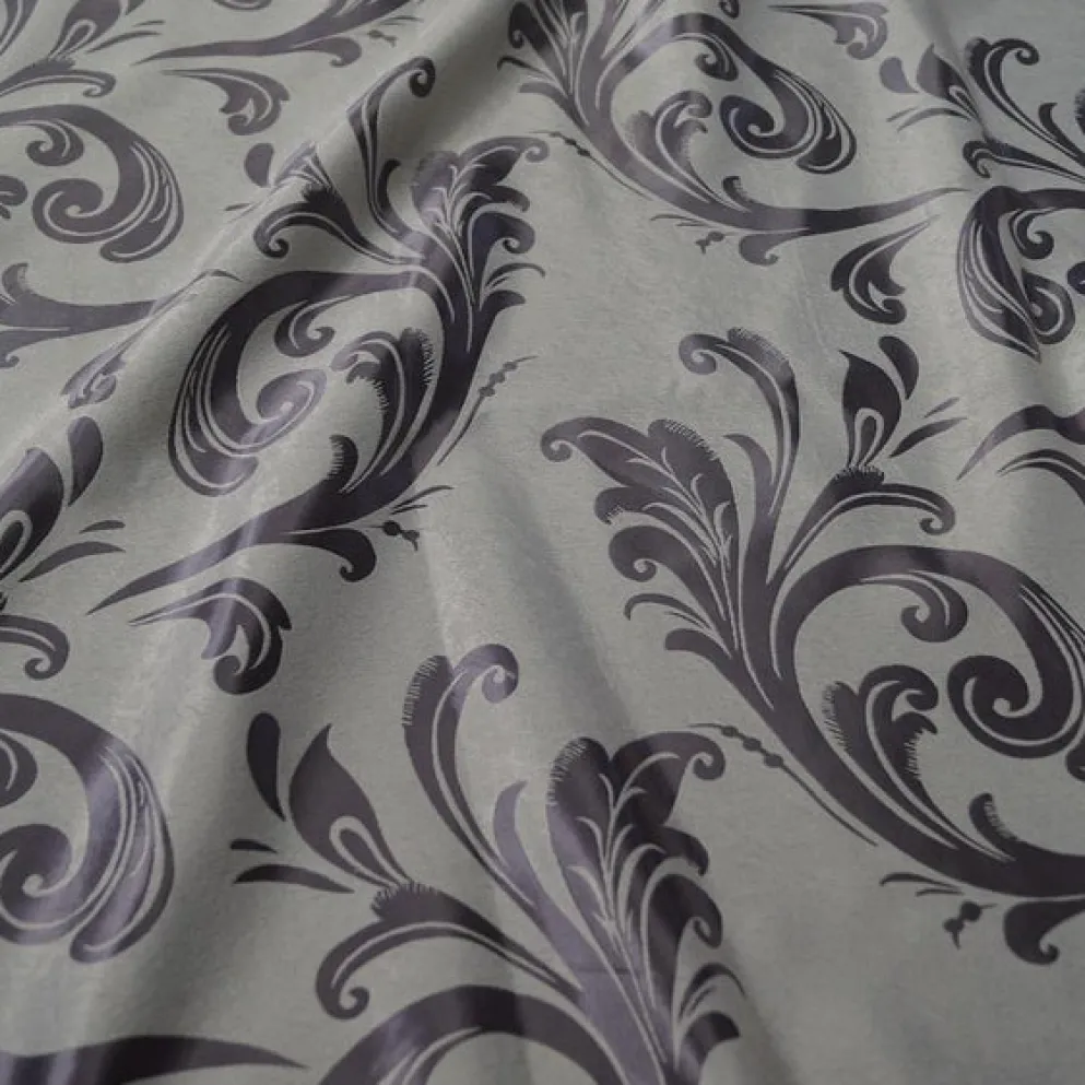 10pcs - Regal Jacquard (Reversible) Table Runner 14"x108" - Purple Grey