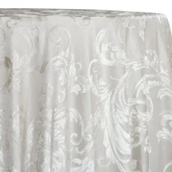 11pcs - Victorian Jacquard Sheer Table Linen 58