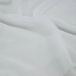 1pc - Voile Drapery Panel in White (10'Tall x 58" Wide)