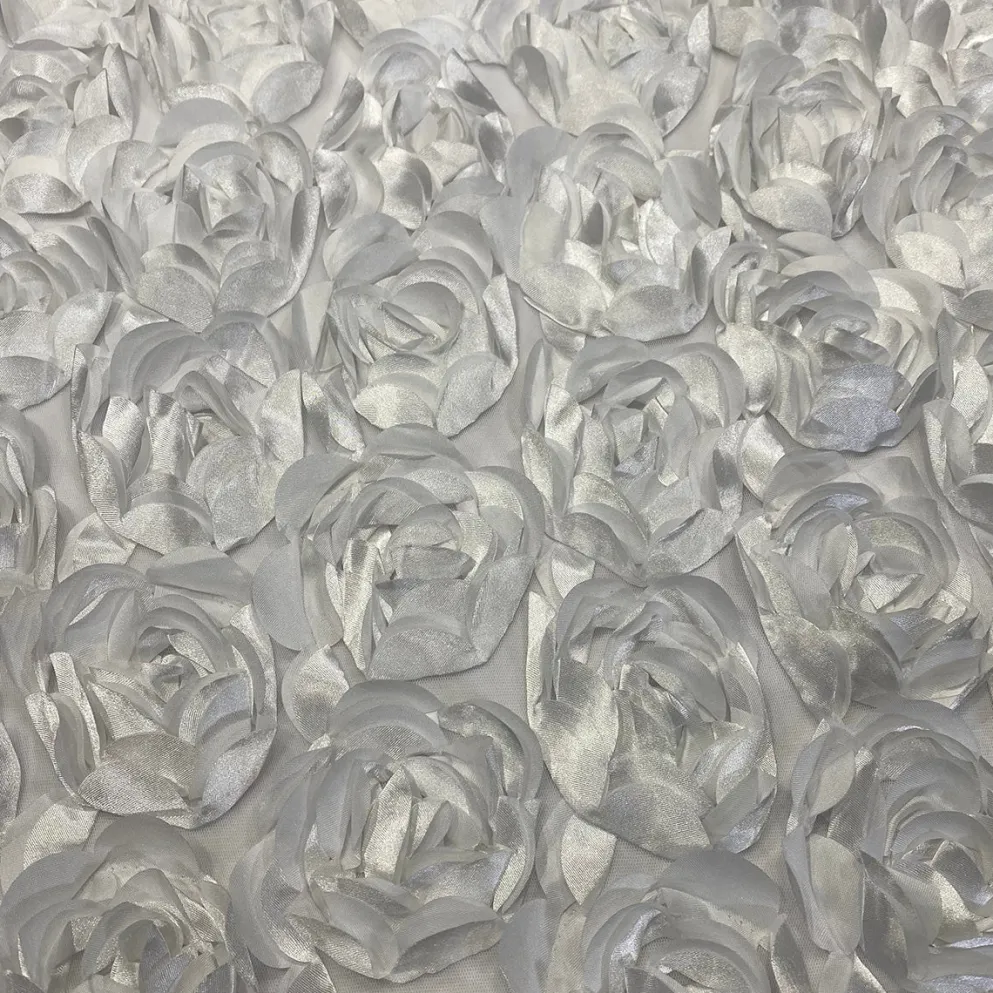 Peony Bouquet Table Linen in White