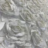 Peony Bouquet (w/ Poly Lining) Table Napkin in Ivory