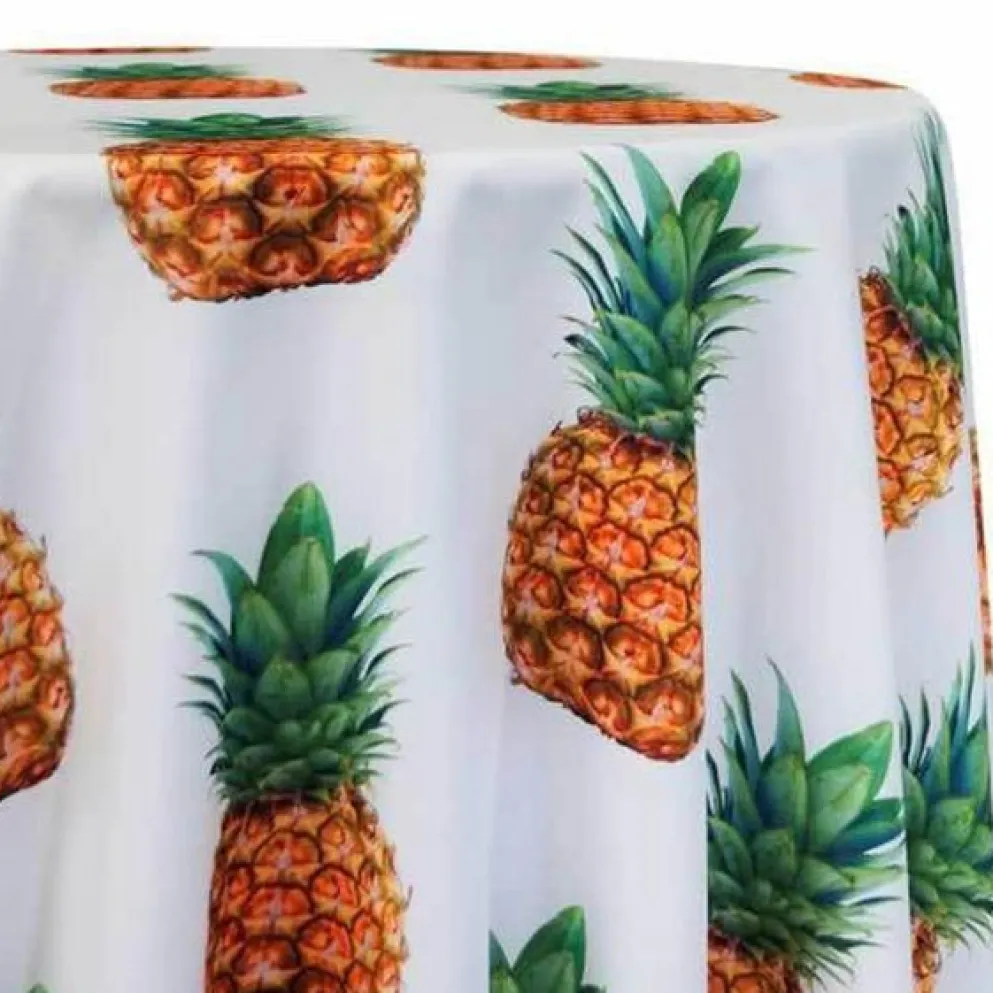 Pineapple (Poly Print) Table Linen