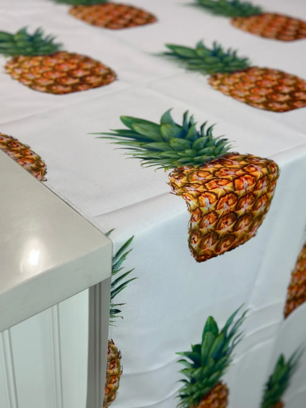 Pineapple (Poly Print) Table Linen