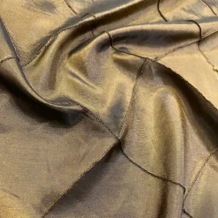 4" Pintuck Taffeta Table Linen in Olive 056