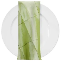 4" Pintuck Taffeta Table Napkin in Sage 103