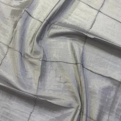 4" Pintuck Taffeta Table Napkin in Silver 097