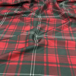 Plaid (Poly Print) Table Runner in Hollyridge