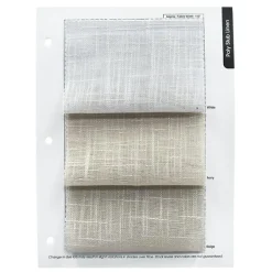 Poly Slub Table Linen in White