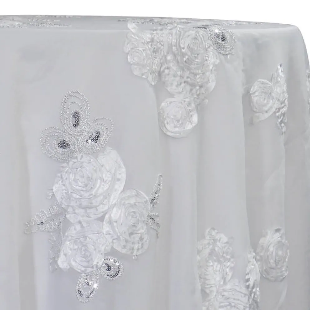 Posh Collection Table Linen in White