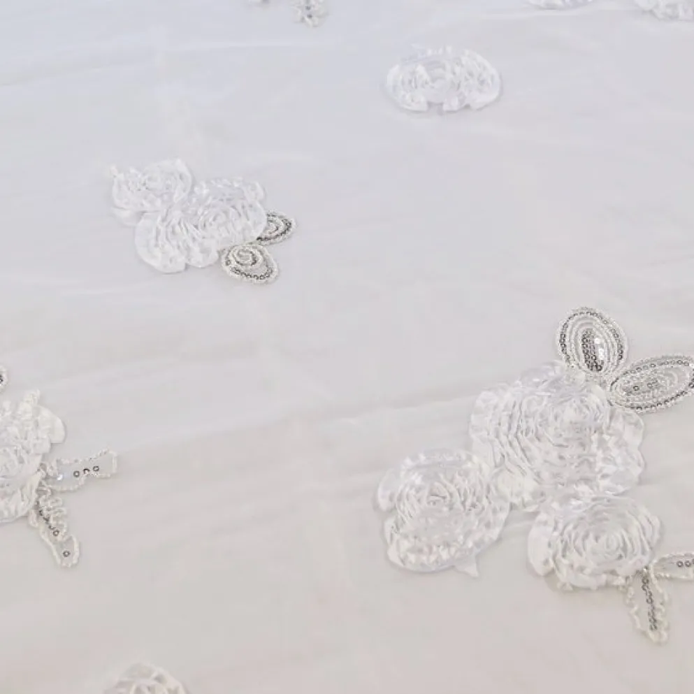 Posh Collection Table Linen in White