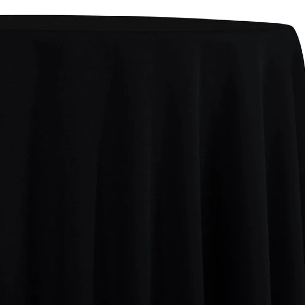 Premium Poly (Poplin) Table Linen in Black