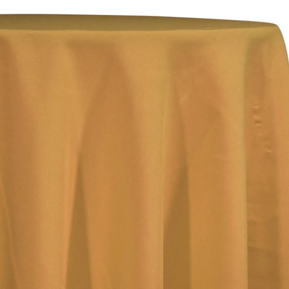 Premium Poly (Poplin) Table Linen in Gold 1326