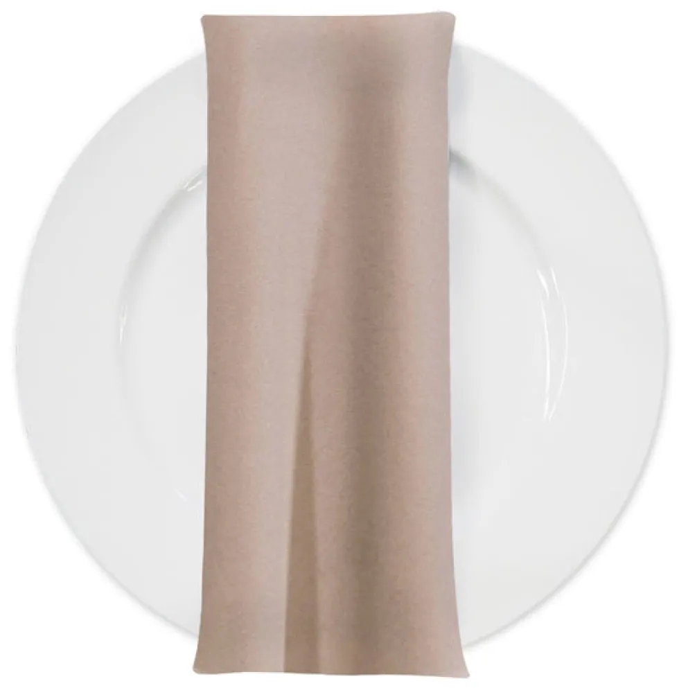 Premium Poly (Poplin) Table Napkin in Stone 1775