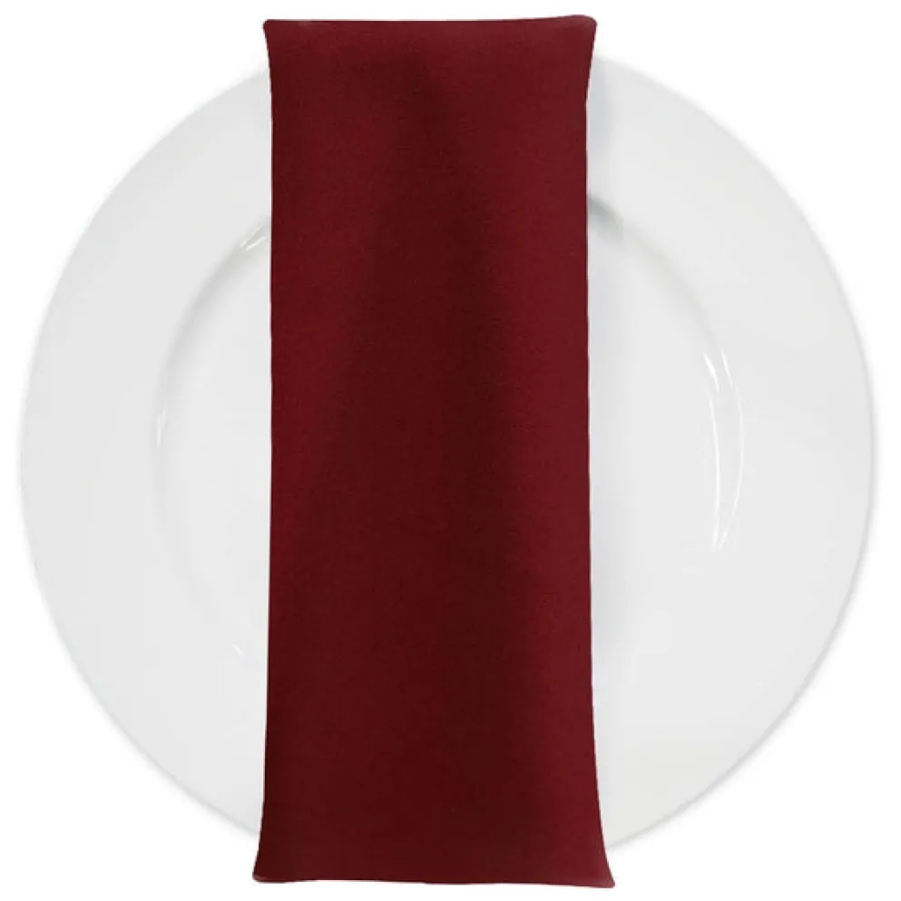 Premium Poly (Poplin) Table Napkin in Burgundy 1232