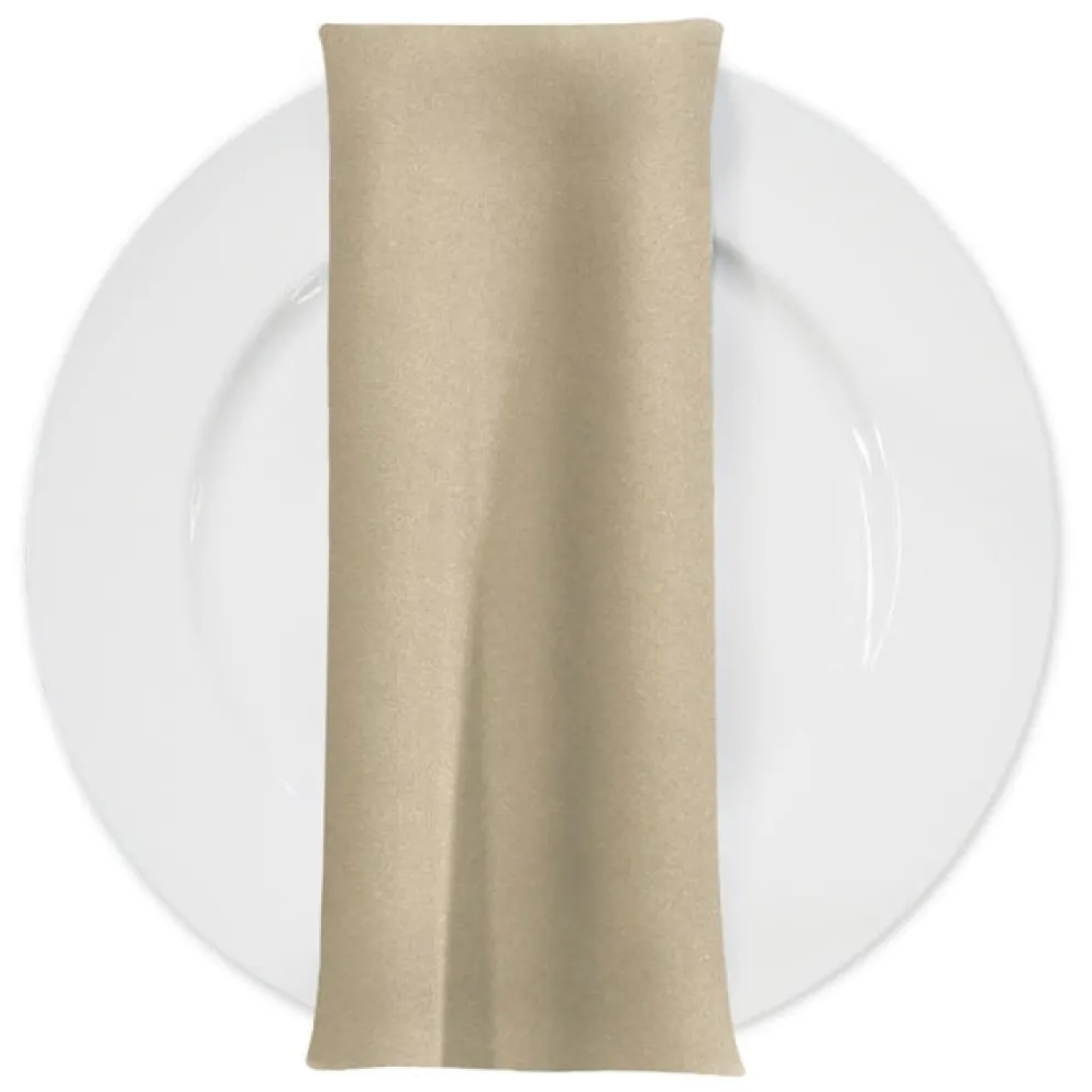 Premium Poly (Poplin) Table Napkin in Taupe 1348