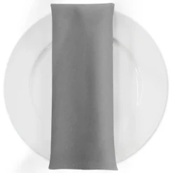 Premium Poly (Poplin) Table Napkin in Silver 1310