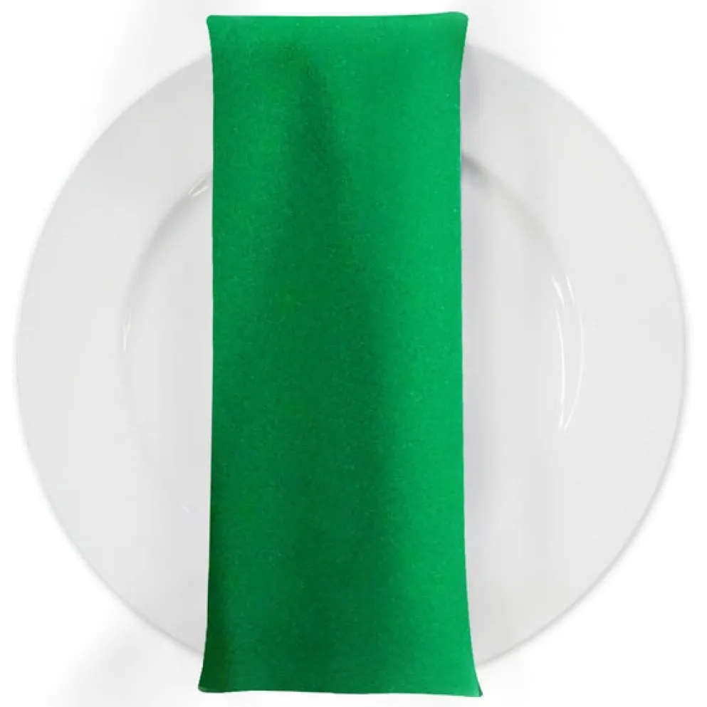 Premium Poly (Poplin) Table Napkin in Green 1728