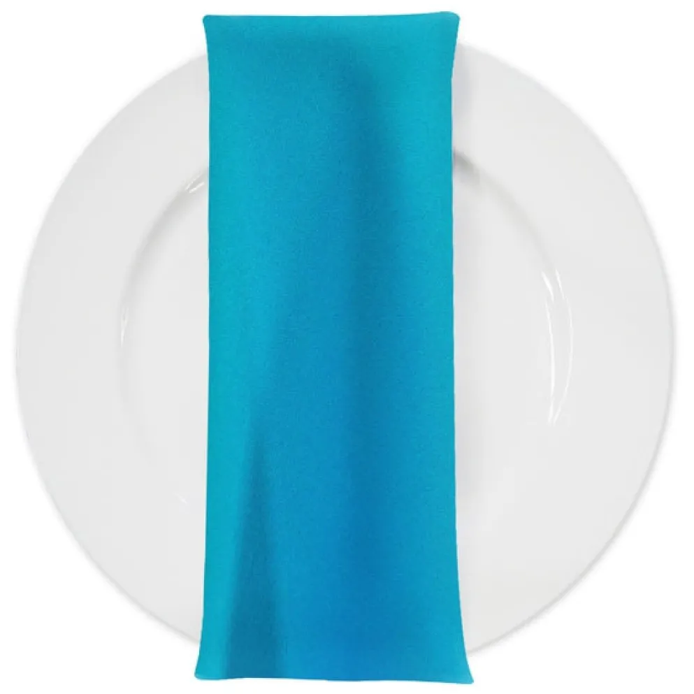 Premium Poly (Poplin) Table Napkin in Turquoise 1142