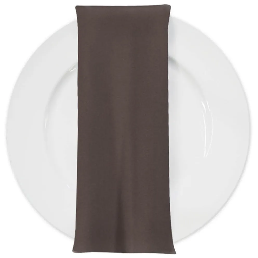 Premium Poly (Poplin) Table Napkin in Brown 1266