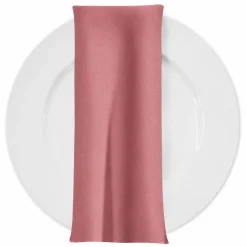 Premium Poly (Poplin) Table Napkin in D/Rose 1163