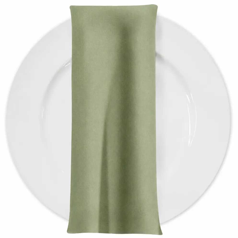 Premium Poly (Poplin) Table Napkin in Sage 2390