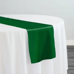 Premium Poly (Poplin) Table Runner in Kelly Green 1260