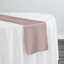 Premium Poly (Poplin) Table Runner in Sand 1779