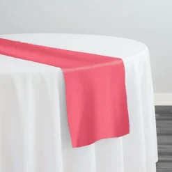 Premium Poly (Poplin) Table Runner in Burnt Orange 799