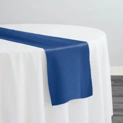 Premium Poly (Poplin) Table Runner in Blue Slate 1776