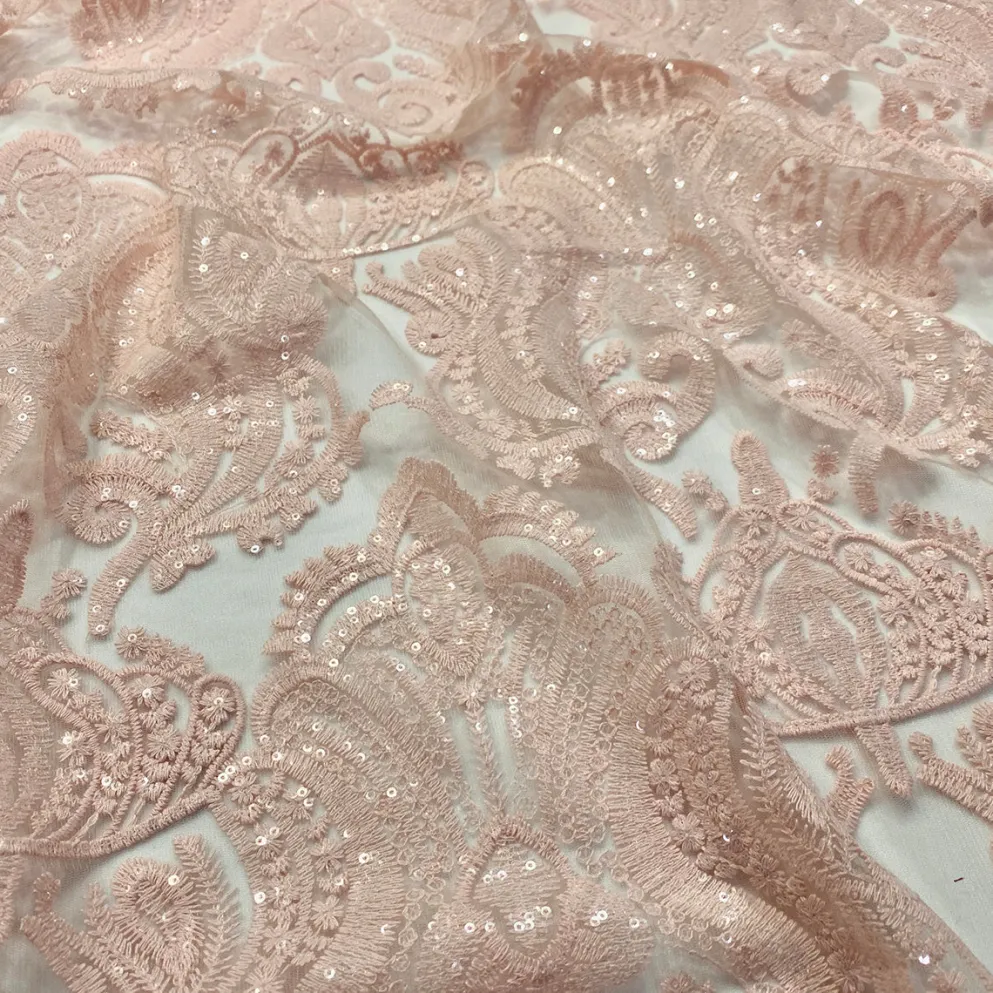 Princess Lace Table Linen in Blush