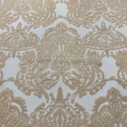 Princess Lace Table Linen in Champagne