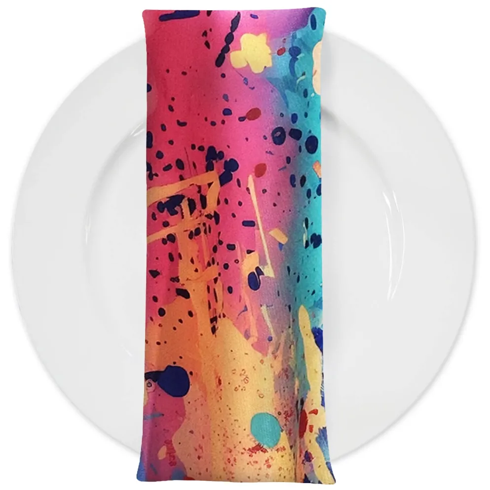 Rainbow Burst (Poly Print) Table Napkin