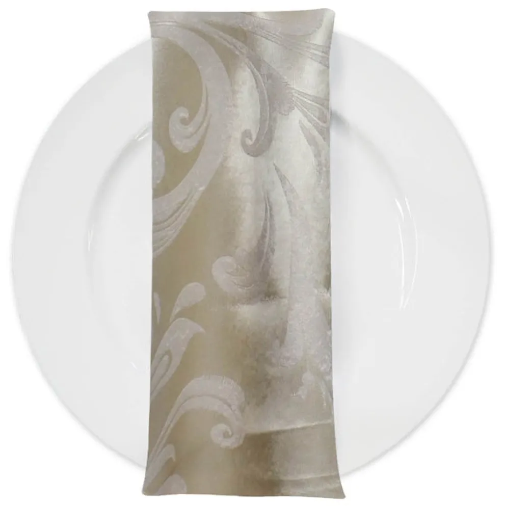 Regal Jacquard (Reversible) Table Napkin in Ivory