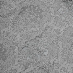 Regency Damask Sheer Table Runner in Silver