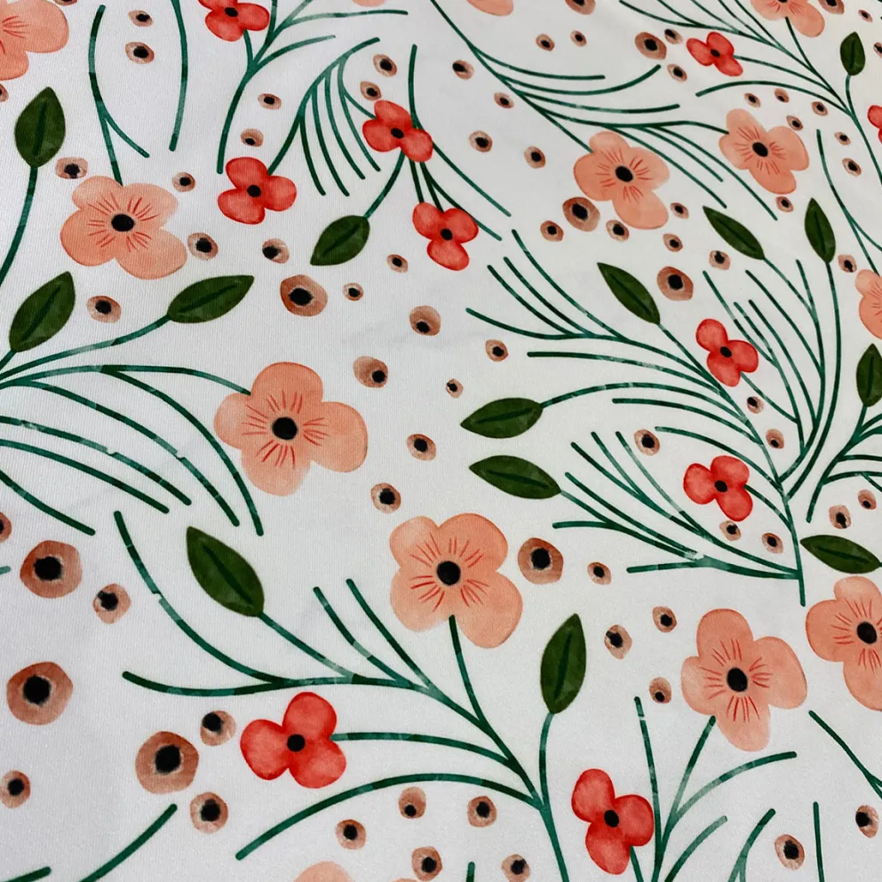 Retro Floral (Poly Print) Table Runner