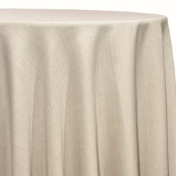 Rustic Linen Table Linen in Bone