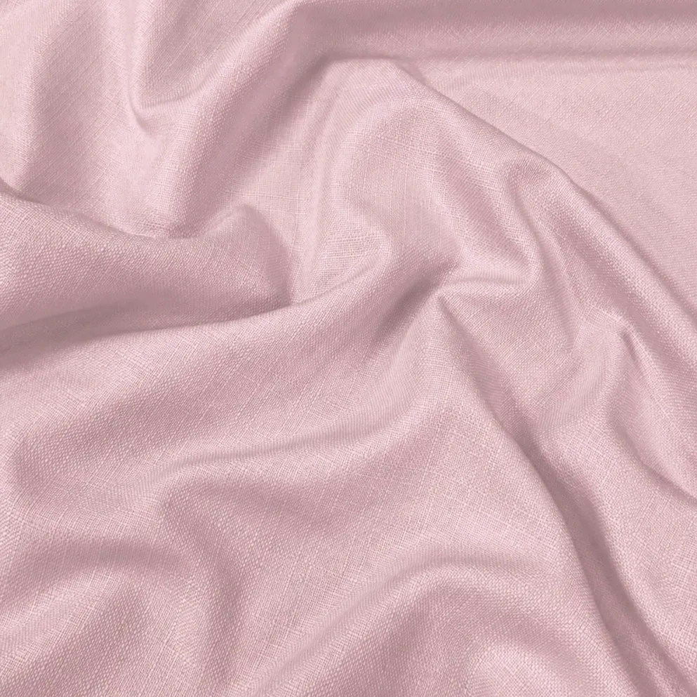 Rustic Linen Table Linen in Lt Pink