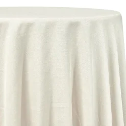 Rustic Linen Table Linen in Off White