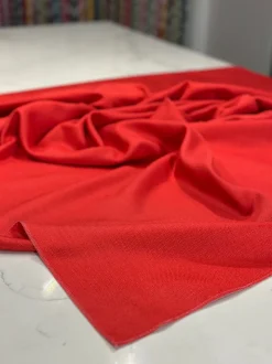 Rustic Linen Table Linen in Red