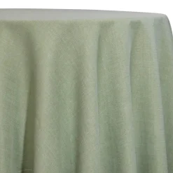 Rustic Linen Table Linen in Sage