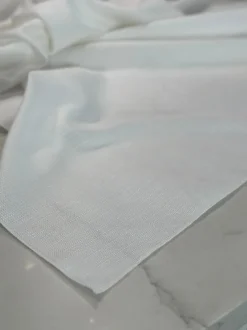 Rustic Linen Table Linen in White